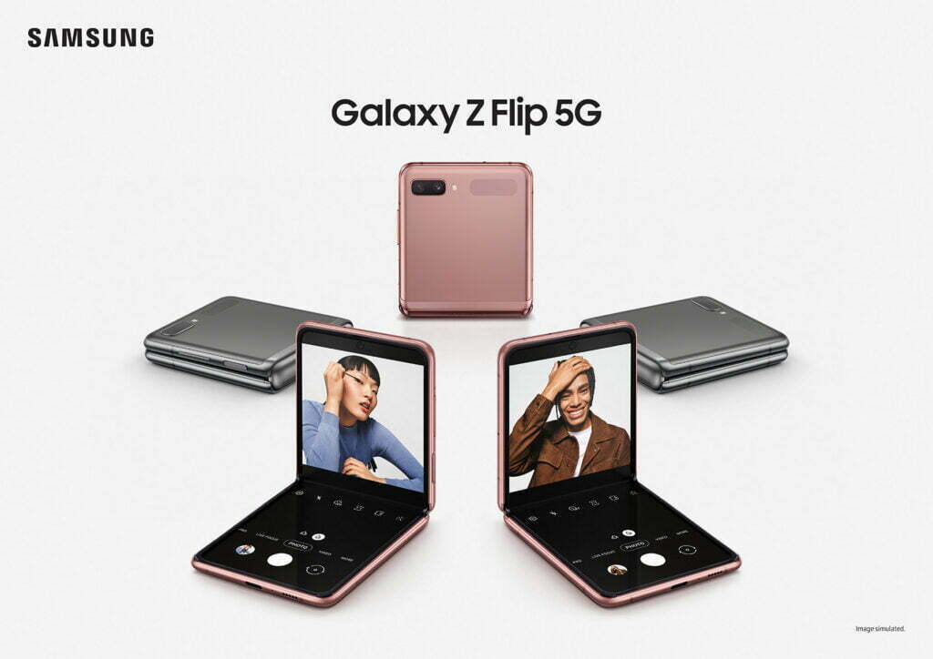 Samsung Galaxy Z Flip 5g Design